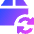 Shipment Refresh Icon from Sharp Gradient Set