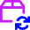 Shipment Refresh Icon from Sharp Neon Set