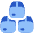 Shipment Stack Icon from Plump Flat Set