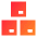 Shipment Stack Icon from Sharp Gradient Set
