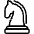 Chess Knight Icon from Ultimate Light Set | Free Download as SVG Vector and Transparent PNG | Streamline icons