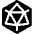 Dice D20 Icon from Ultimate Bold Set