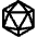 Dice D20 Icon from Ultimate Regular Set