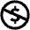 Creative Commons Nc Icon from Font Awesome Solid Set