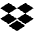 Dropbox Icon from Font Awesome Solid Set
