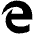 Edge Legacy Icon from Font Awesome Solid Set