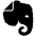 Evernote Icon from Font Awesome Solid Set