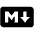 Markdown Icon from Font Awesome Solid Set