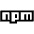 Npm Icon from Font Awesome Solid Set
