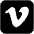 Square Vimeo Icon from Font Awesome Solid Set