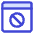Browser Block icon - Free transparent PNG, SVG. No sign up needed.