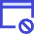 Browser Block Icon from Sharp Duo Set