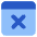 Browser Delete icon - Free transparent PNG, SVG. No sign up needed.