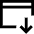 Browser Download Icon from Sharp Line Set