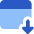 Browser Download Icon from Core Flat Set