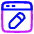 Browser Edit Icon from Plump Neon Set