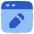 Browser Edit Icon from Plump Flat Set
