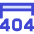 Browser Error 404 Icon from Sharp Duo Set