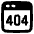 Browser Error 404 Icon from Plump Solid Set