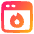 Browser Favorite Fire Icon from Plump Gradient Set | Free Download as SVG Vector and Transparent PNG | Streamline icons