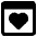 Browser Favorite Heart Icon from Core Remix Set