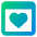 Browser Favorite Heart Icon from Core Gradient Set