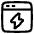 Browser Flash Icon from Plump Line Set