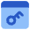 Browser Key icon - Free transparent PNG, SVG. No sign up needed.