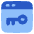 Browser Key Icon from Plump Flat Set