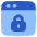 Browser Lock Icon from Plump Flat Set