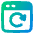 Browser Refresh Icon from Plump Gradient Set