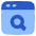 Browser Search Icon from Plump Flat Set