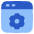 Browser Setting Icon from Plump Flat Set