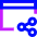 Browser Share Icon from Sharp Neon Set