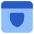 Browser Shield Icon from Core Flat Set