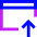 Browser Upload Icon from Sharp Neon Set
