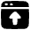 Browser Upload Icon from Plump Solid Set