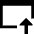 Browser Upload Icon from Sharp Solid Set