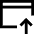 Browser Upload Icon from Sharp Line Set