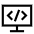 Code Monitor 1 icon - Free transparent PNG, SVG. No sign up needed.