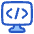 Code Monitor 1 icon - Free transparent PNG, SVG. No sign up needed.