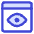 Web Browser Preview View Count Icon from Core Duo Set