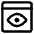 Web Browser Preview View Count Icon from Core Line Set