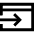 Web Browser Tab Move Icon from Sharp Line Set