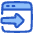 Web Browser Tab Move Icon from Plump Duo Set
