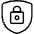 Shield Lock Icon from Ultimate Light Set | Free Download as SVG Vector and Transparent PNG | Streamline icons