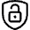 Shield Unlock Icon from Ultimate Regular Set | Free Download as SVG Vector and Transparent PNG | Streamline icons