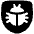 Bug Antivirus Shield Icon from Plump Solid Set