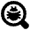 Bug Search Icon from Plump Solid Set