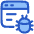 Bug Virus Browser Icon from Plump Duo Set